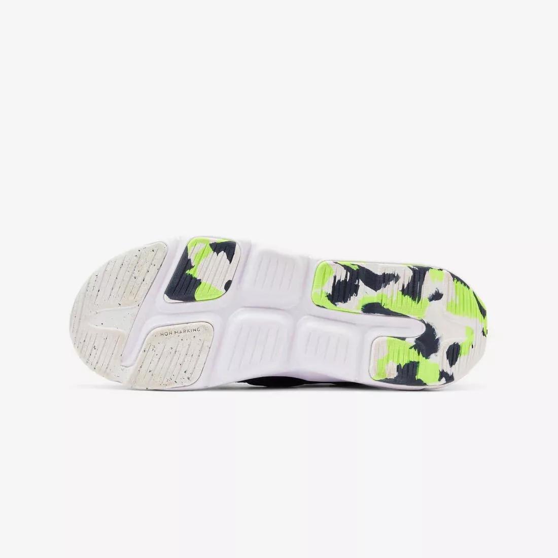 Kids Unisex Lightweight Rip-Tab and Elasticated Laces Shoes Playful Fast, Beige, No Color, large image number 3
