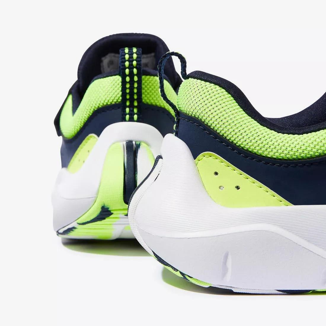 SMOKED BLACK Kids' Lightweight Rip-Tab and Elasticated Laces Shoes Playful Fast, No Color, large image number 5