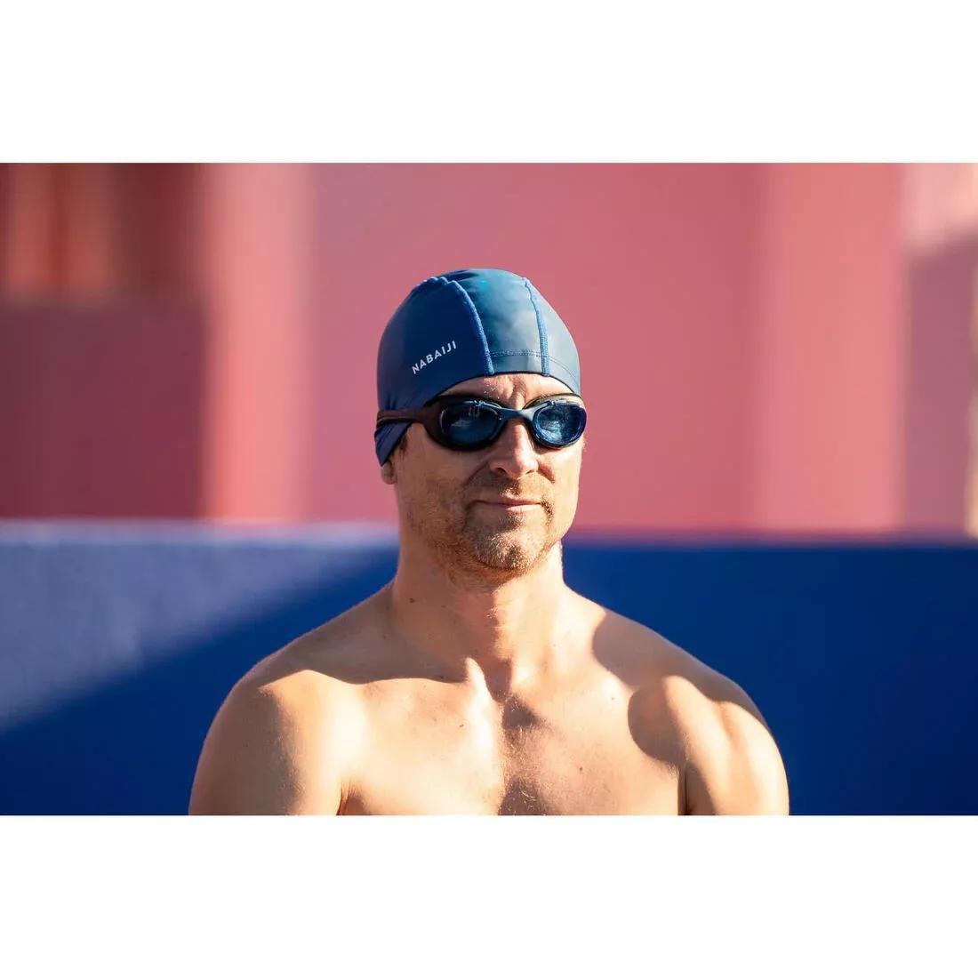 Coated mesh swimming cap size M, Blue, No Color, large image number 4