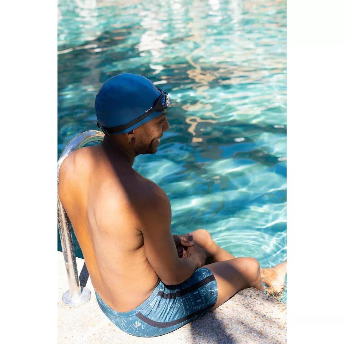 Coated mesh swimming cap size M, Blue, No Color, large image number 6