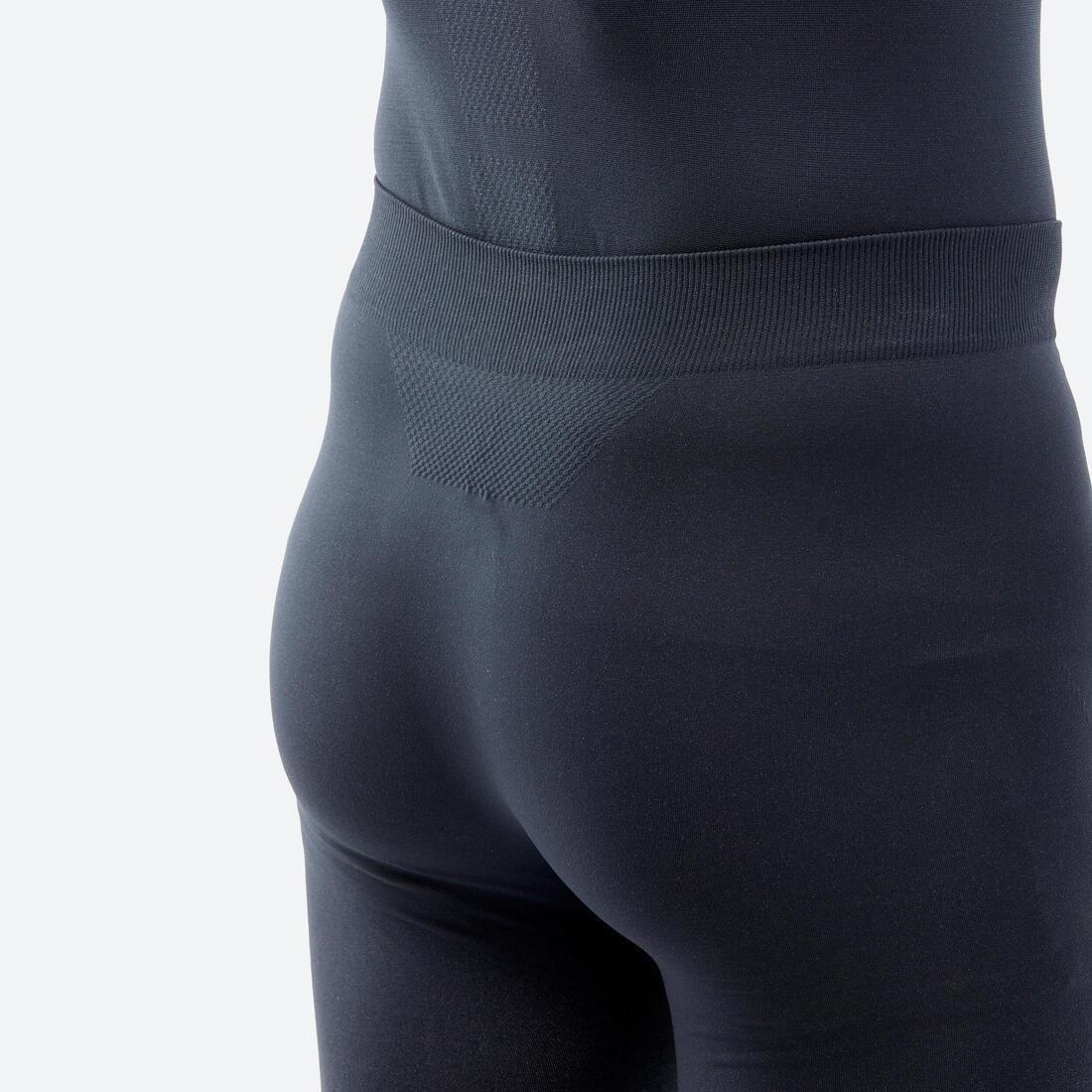 Men's seamless base layer bottoms, Dark grey, , large image number 3