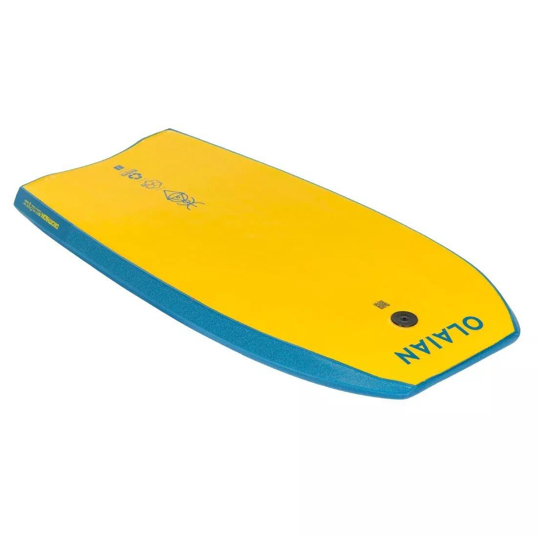 Bodyboard - 100 With Wrist Leash, Blue, , large image number 1