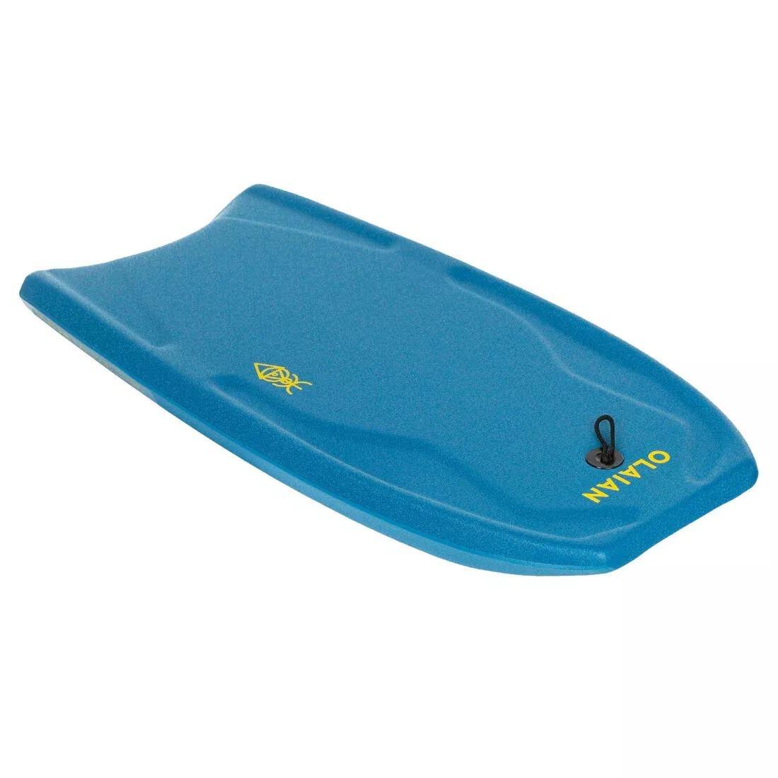Bodyboard - 100 With Wrist Leash, Blue, No Color, medium
