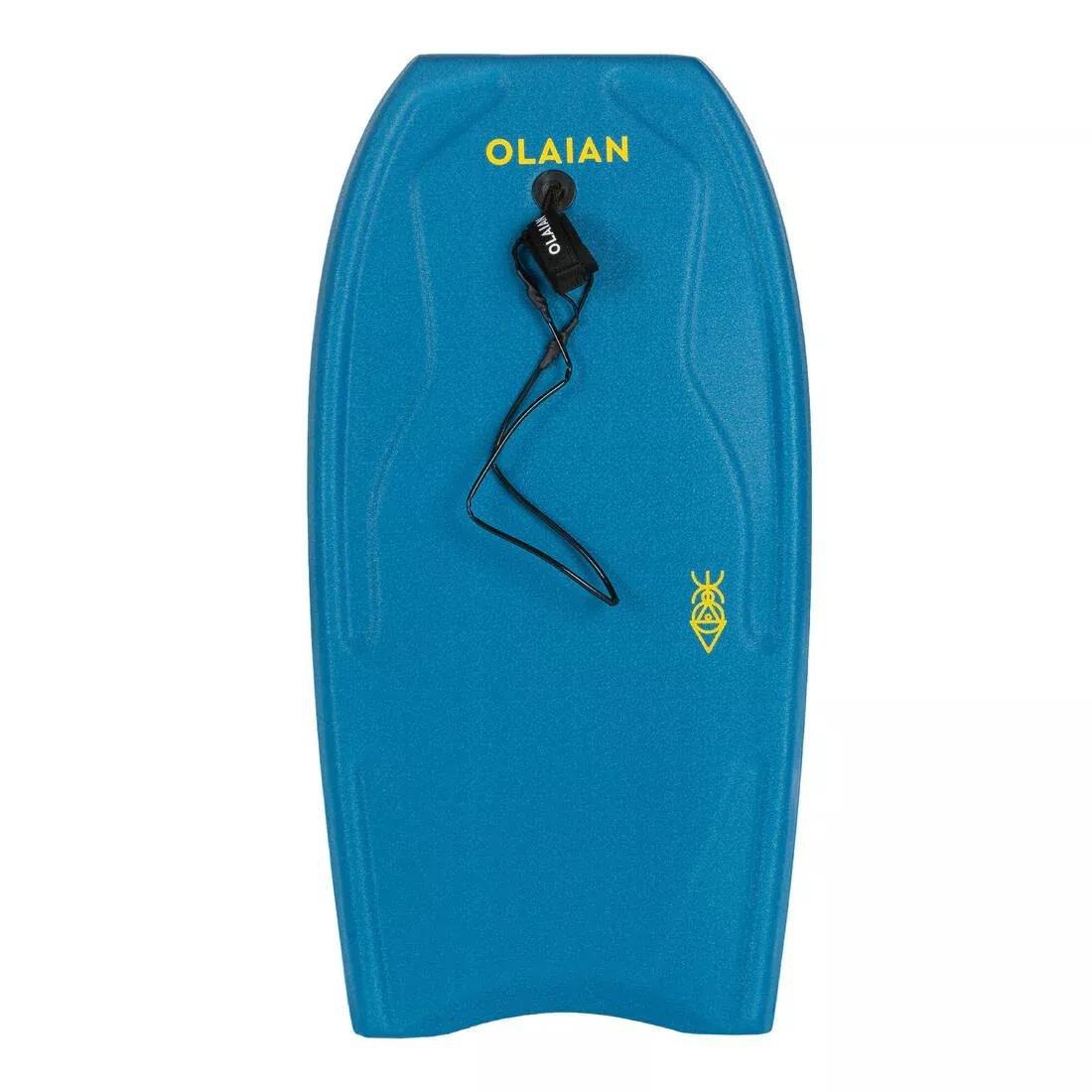 Bodyboard - 100 With Wrist Leash, Blue, , large image number 5