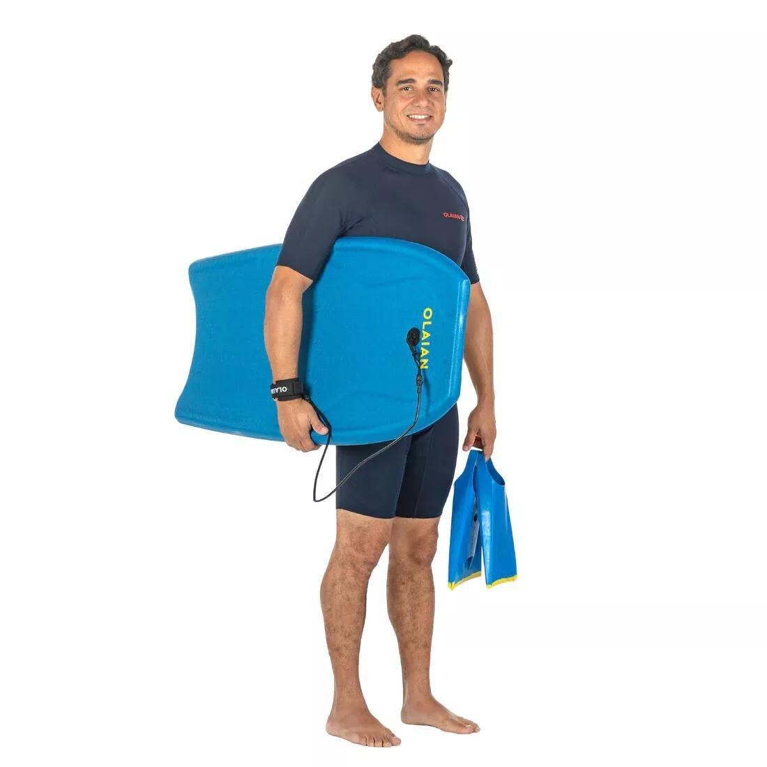 Bodyboard - 100 With Wrist Leash, Blue, , large image number 8