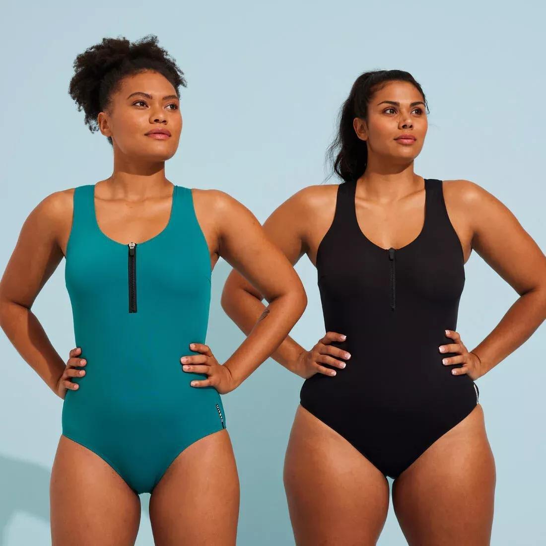 Women Aquafitness-Aquabiking Lio One-Piece Swimsuit, Green, , large image number 2