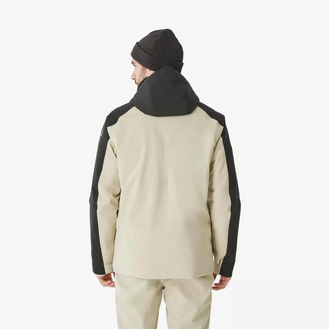 Men Warm Ski Jacket - 500, Yellow, 5401_000, large image number 4