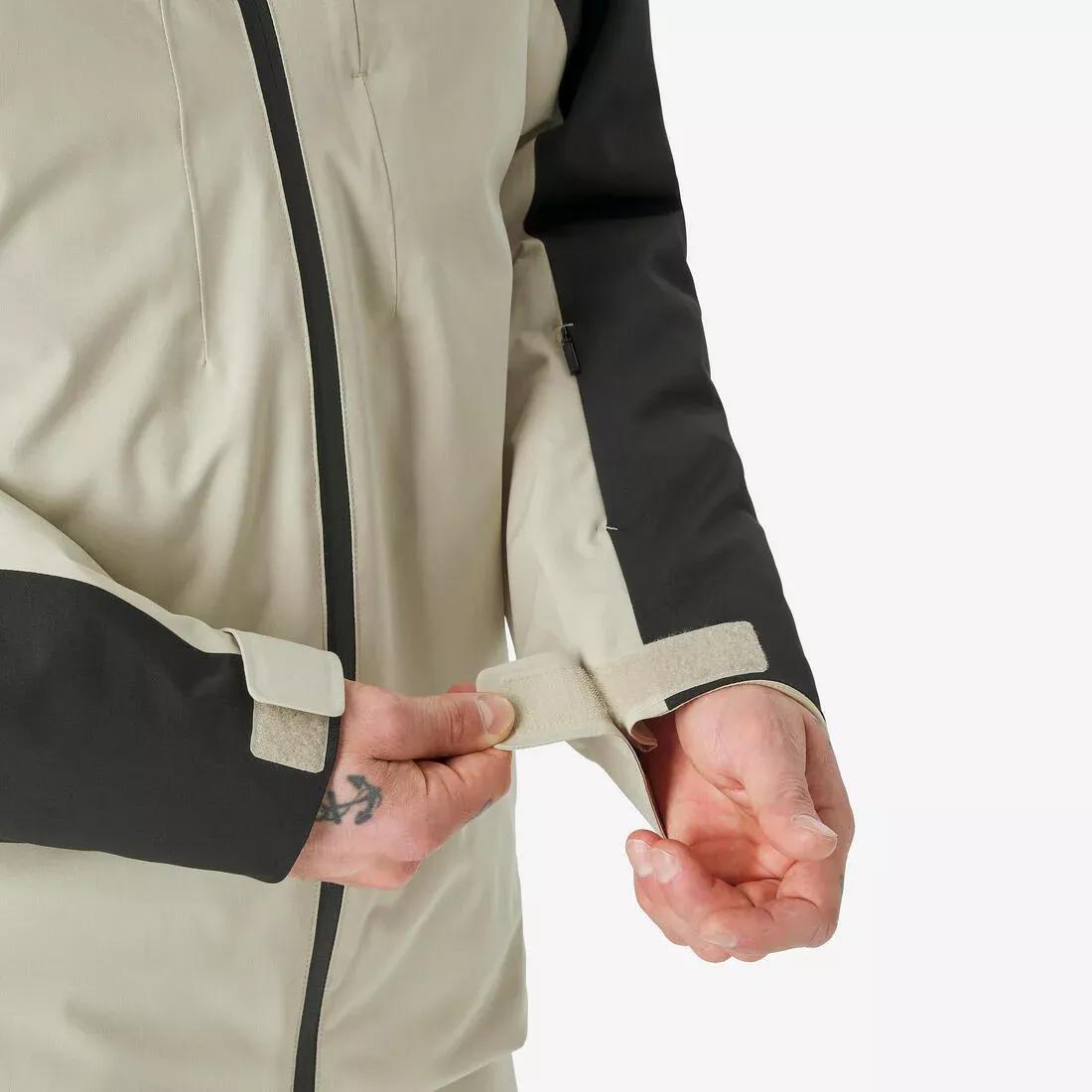 Men Warm Ski Jacket - 500, Yellow, 5401_000, large image number 9