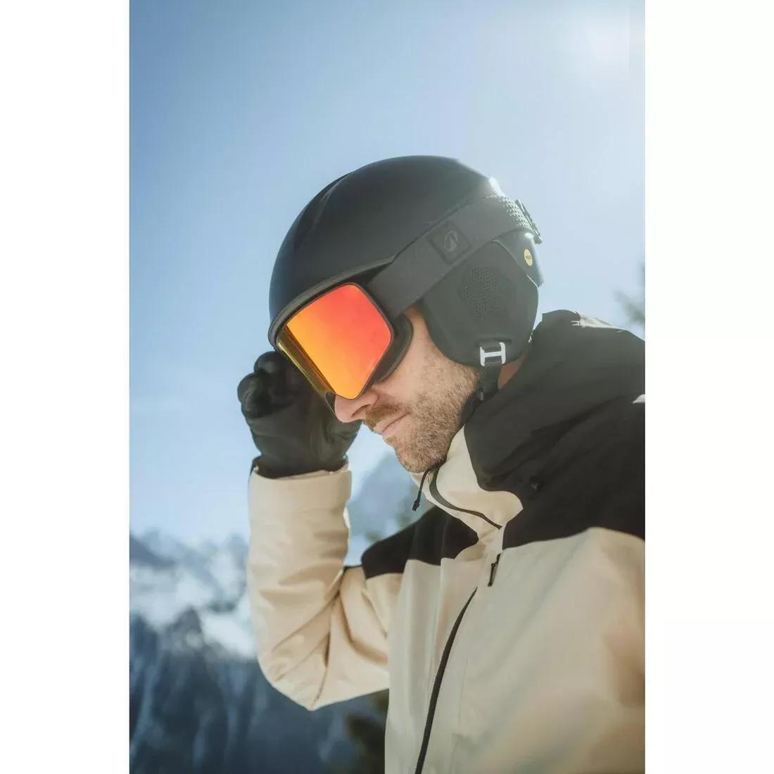 Men Warm Ski Jacket - 500, Yellow, 5401_000, large image number 10