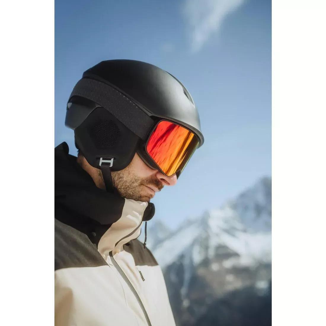 Men Warm Ski Jacket - 500, Yellow, 5401_000, large image number 12