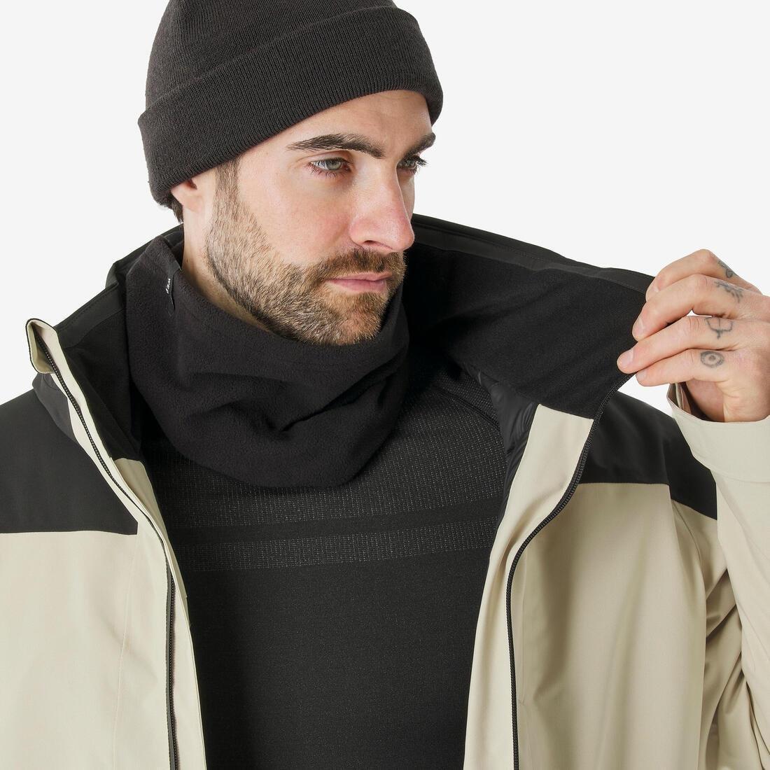 Men Warm Ski Jacket - 500, Black, 5401_000, large image number 6