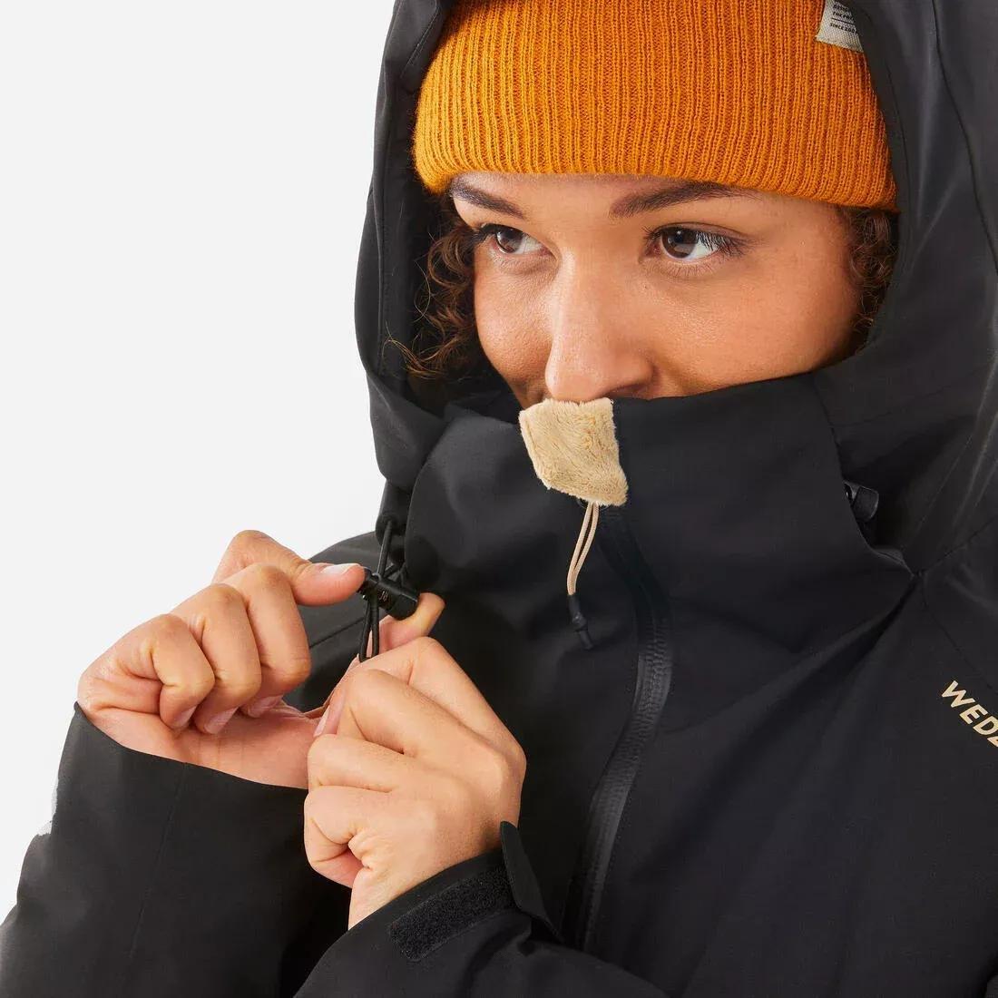 Women Ski Jacket 500, Black, No Color, large image number 4