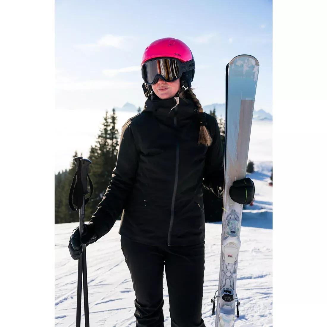 Women Ski Jacket 500, Black, No Color, large image number 9
