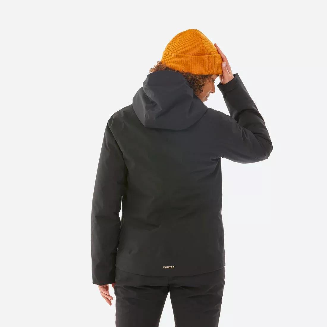 Women Ski Jacket 500, Black, No Color, large image number 12