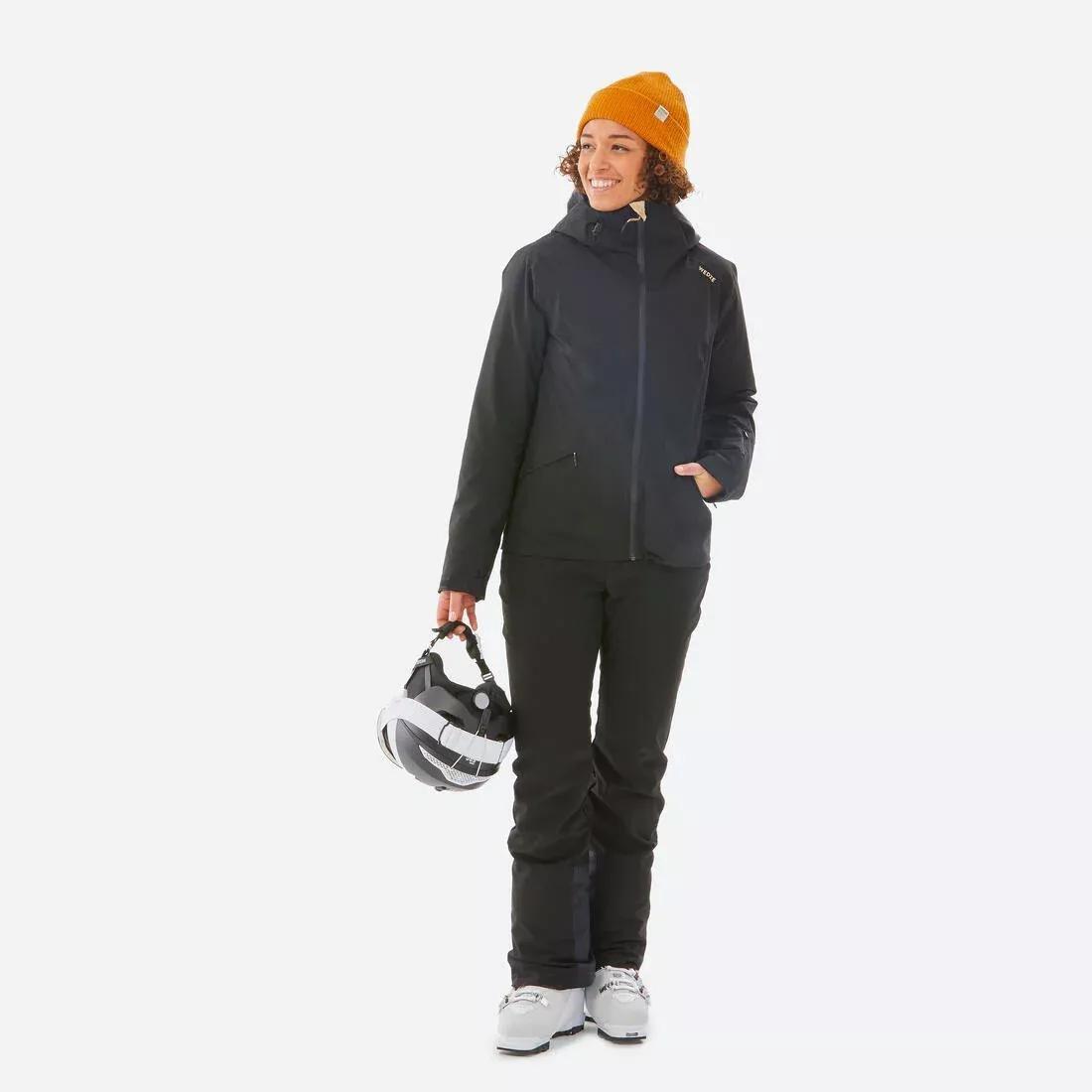 Women Ski Jacket 500, Black, No Color, large image number 13