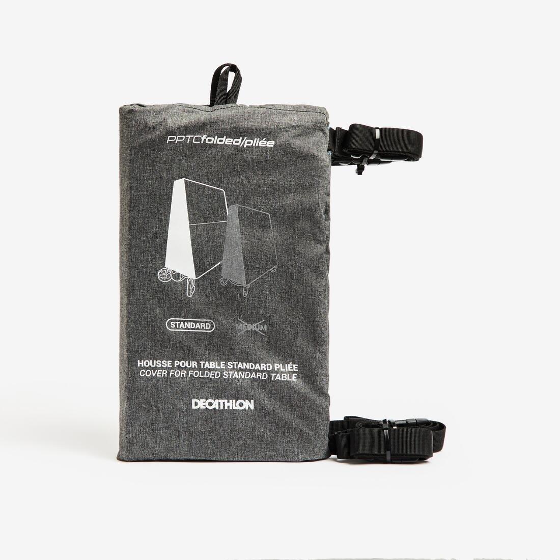 Folding Table Tennis Table Cover PPTC - Grey, No Color, medium