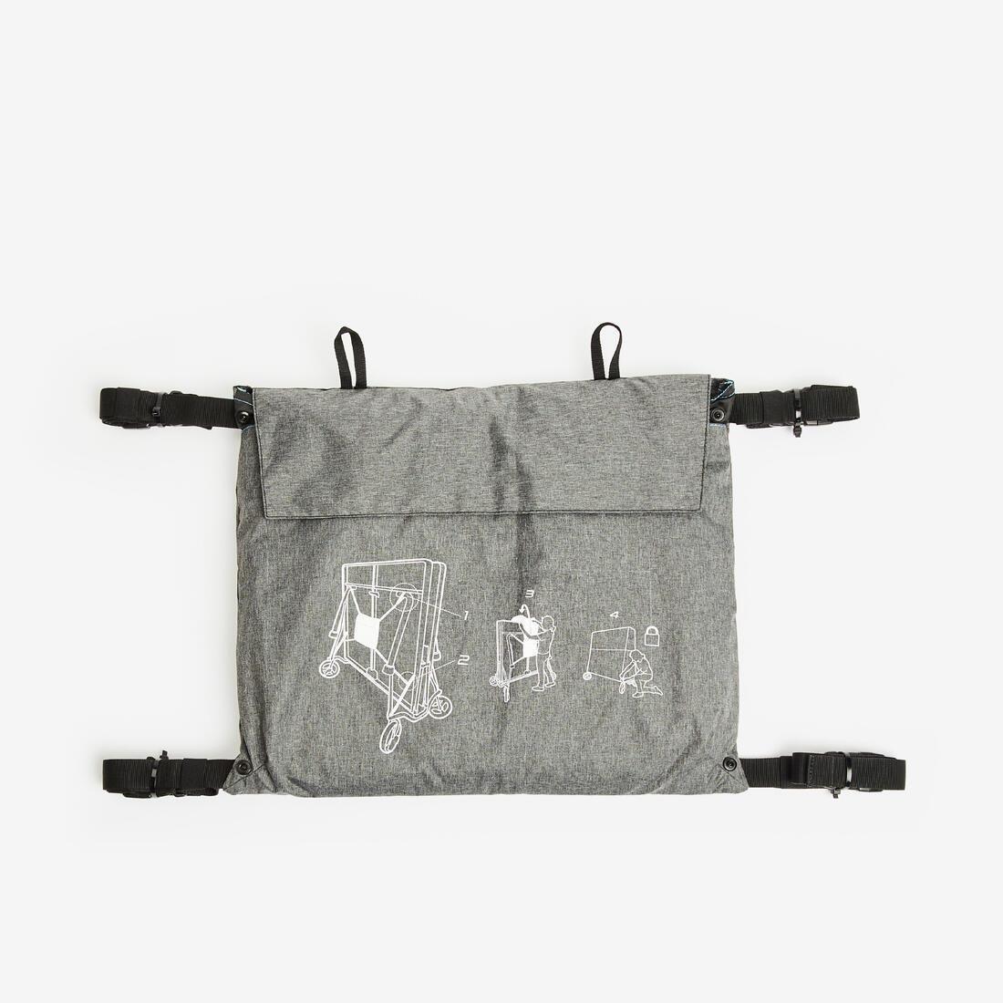 Folding Table Tennis Table Cover PPTC - Grey, No Color, large image number 3