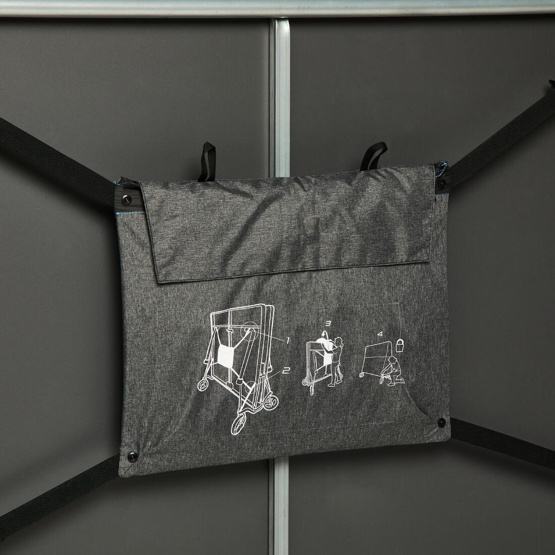 Folding Table Tennis Table Cover PPTC - Grey, No Color, large image number 5