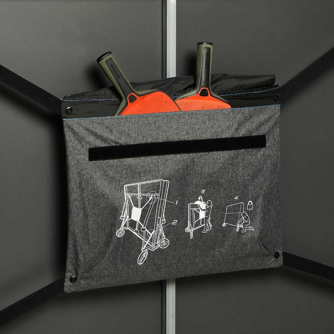 Folding Table Tennis Table Cover PPTC - Grey, No Color, large image number 6