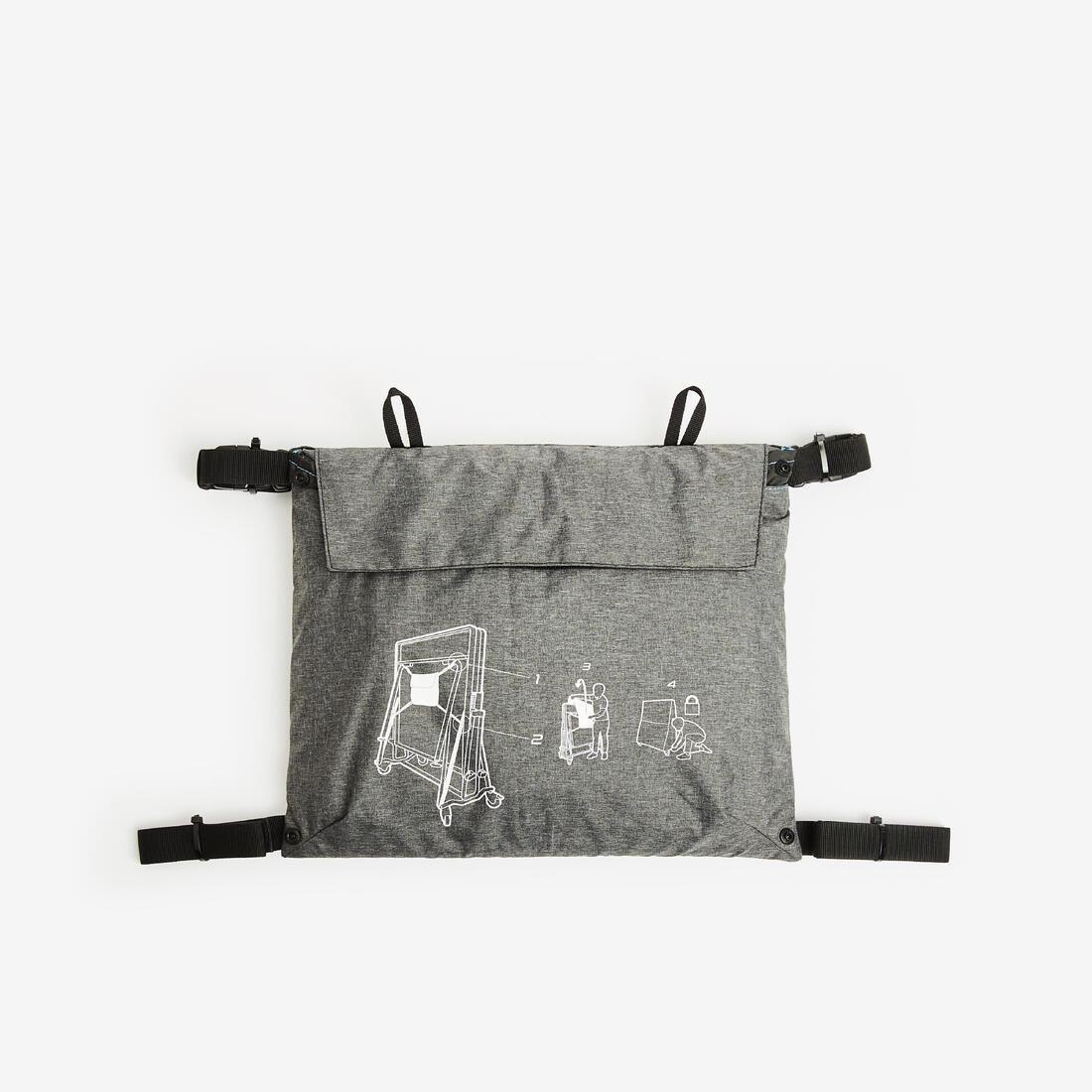 Folding Table Tennis Table Cover - PPTC530 Medium, Grey, No Color, large image number 4