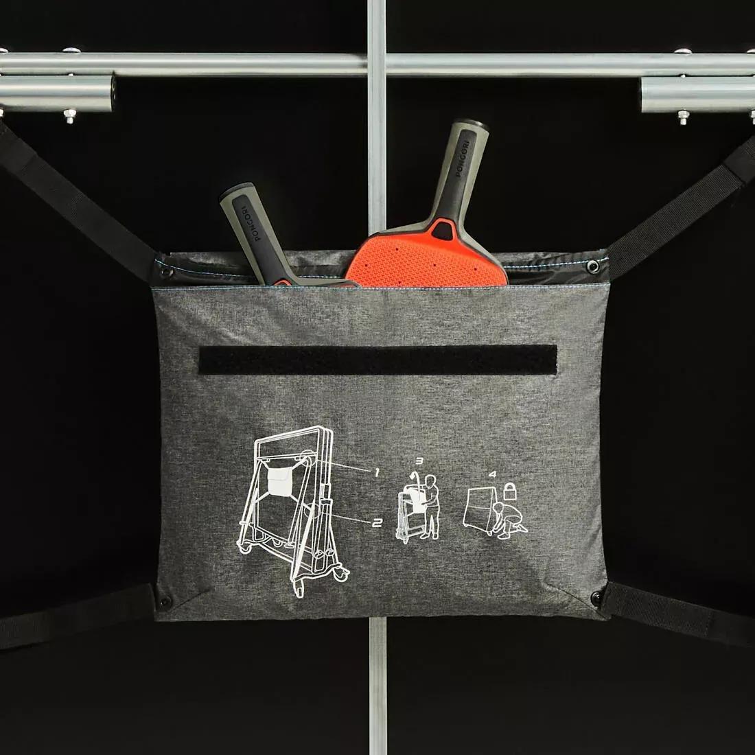 Folding Table Tennis Table Cover - PPTC530 Medium, Grey, No Color, large image number 6