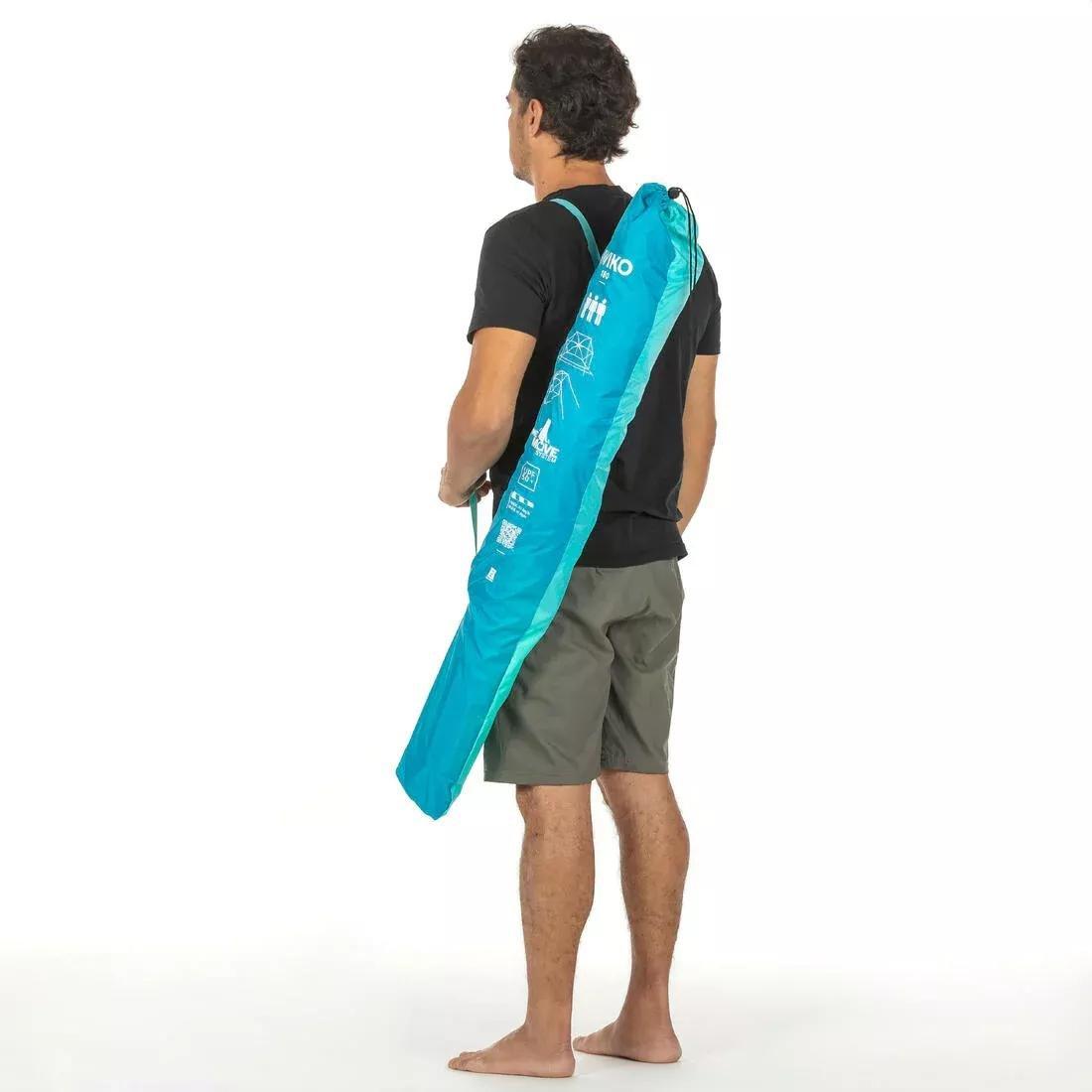 3-Person Sun Shelter Beach Parasol - Upf50+ Iwiko 180, Blue, No Color, large image number 10