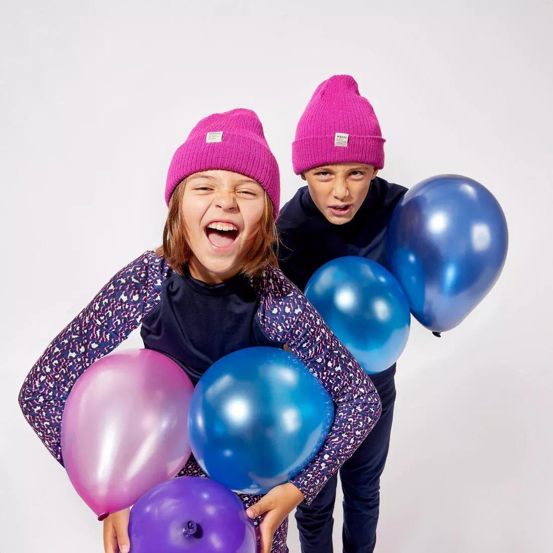 MAGENTA PURPLE KIDS' SKI HAT - FISHERMAN, No Color, large image number 0