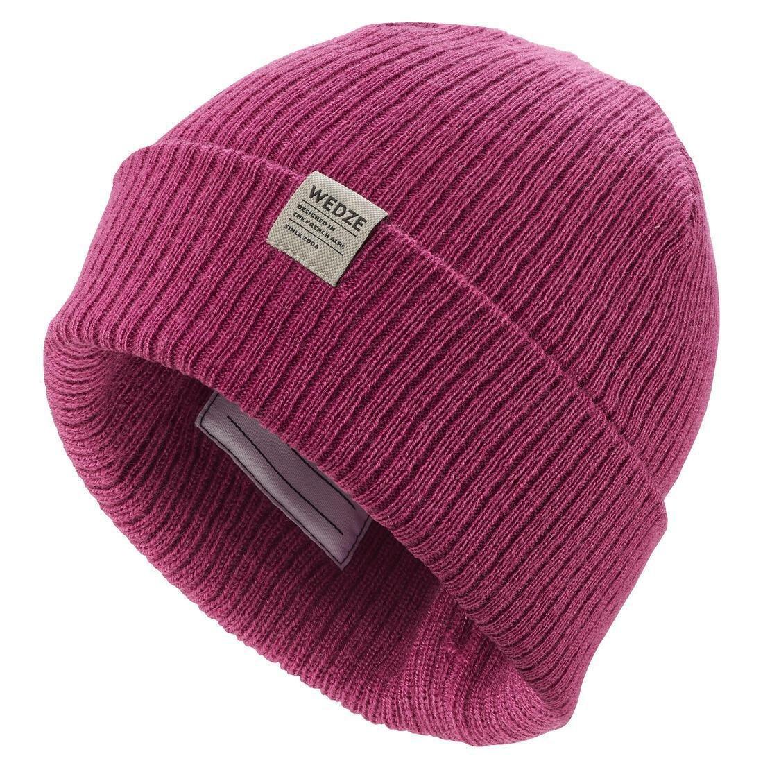 MAGENTA PURPLE KIDS' SKI HAT - FISHERMAN, No Color, large image number 2