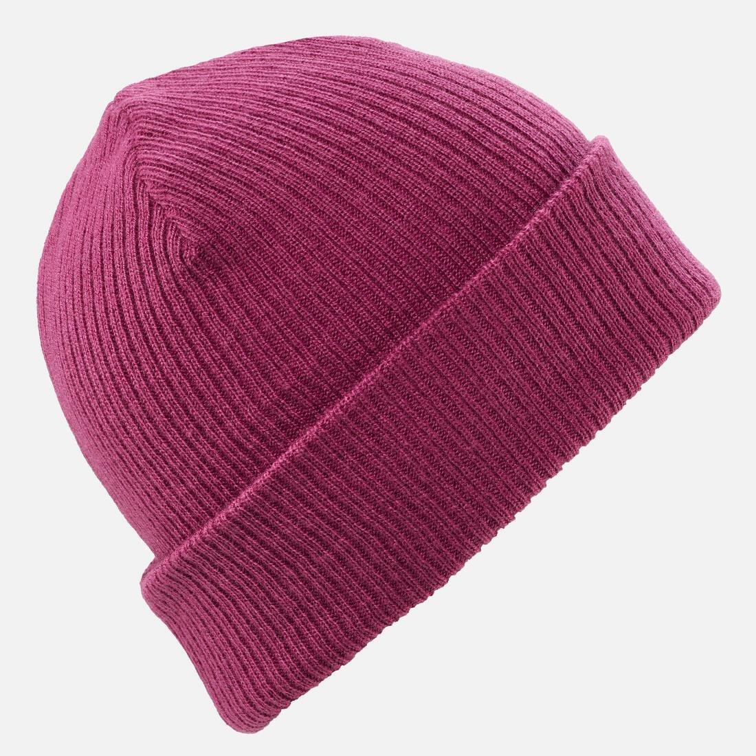 MAGENTA PURPLE KIDS' SKI HAT - FISHERMAN, No Color, large image number 4