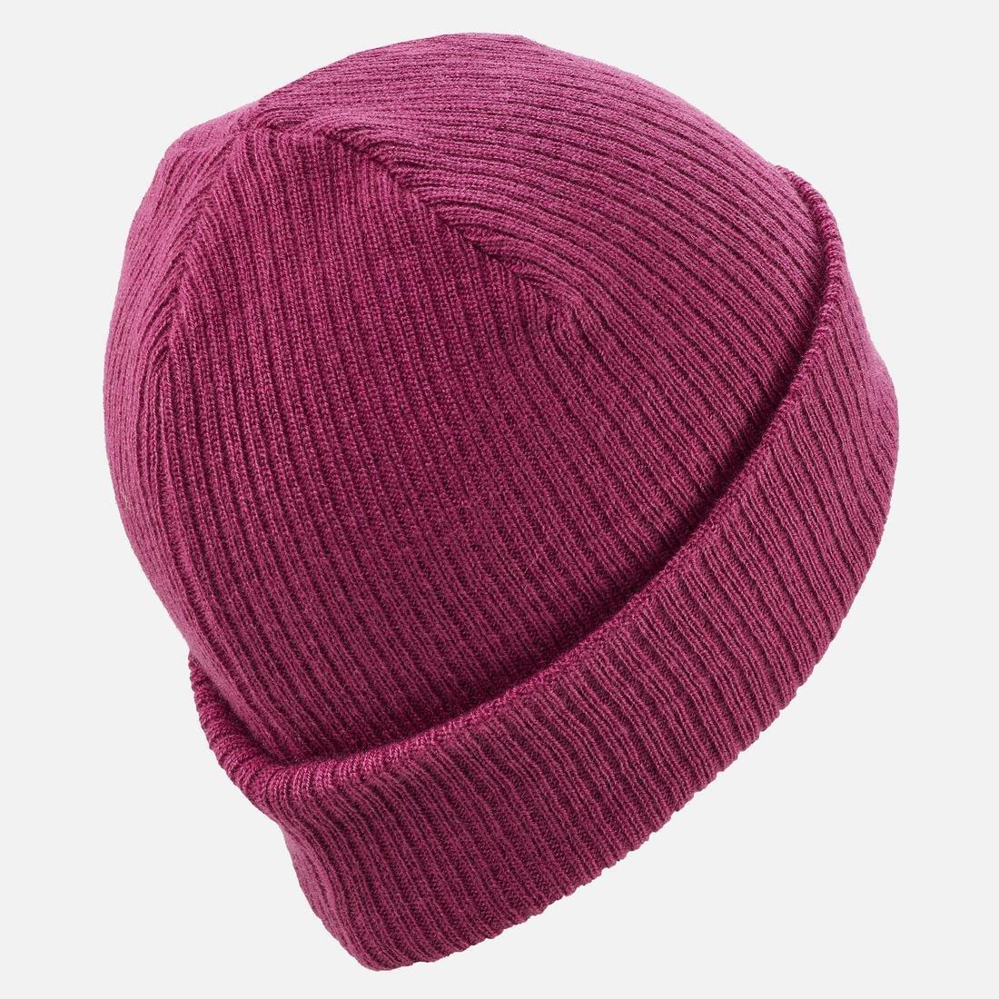 MAGENTA PURPLE KIDS' SKI HAT - FISHERMAN, No Color, large image number 5