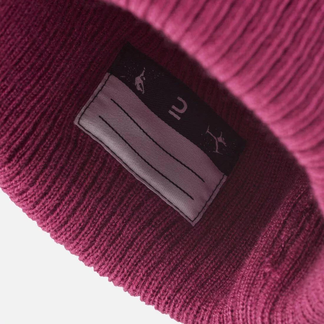 MAGENTA PURPLE KIDS' SKI HAT - FISHERMAN, No Color, large image number 6