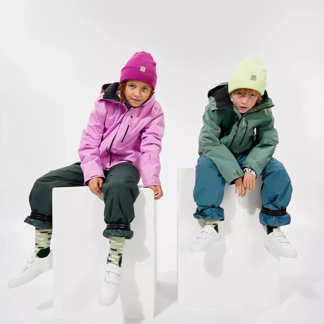 MAGENTA PURPLE KIDS' SKI HAT - FISHERMAN, No Color, large image number 7