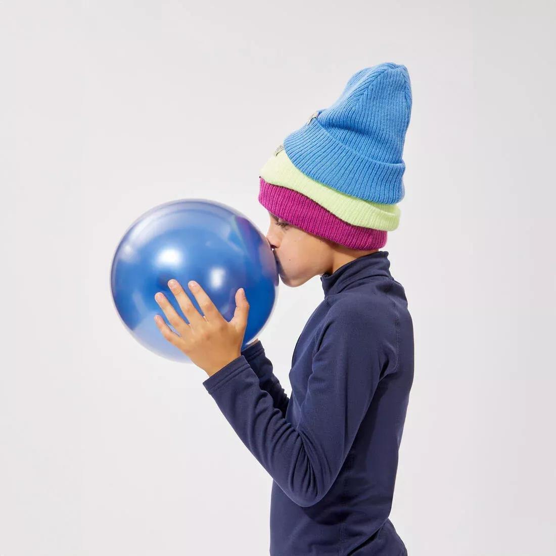 MAGENTA PURPLE KIDS' SKI HAT - FISHERMAN, No Color, large image number 8