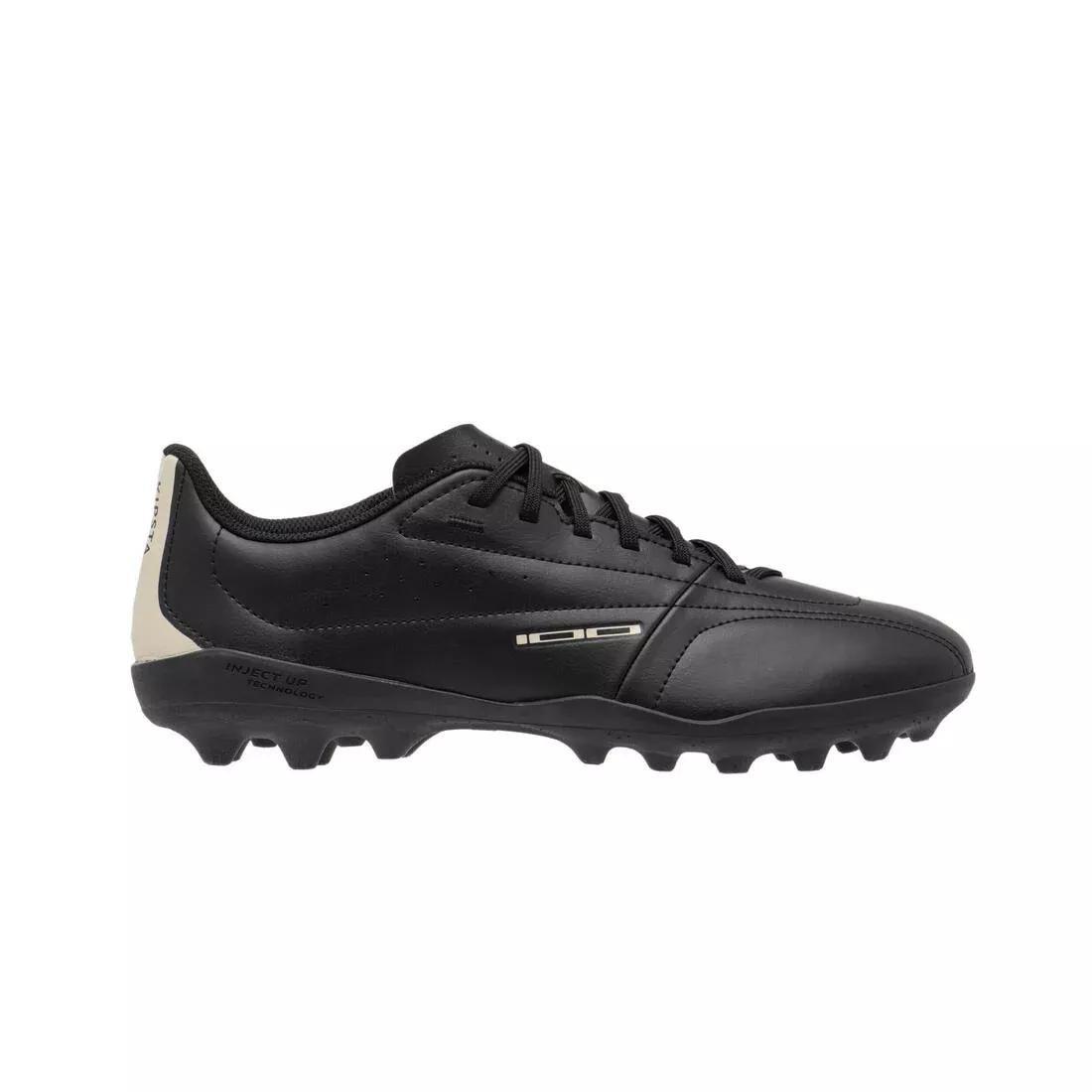 Men Football Boots - 100 Mg, Black, , large image number 0
