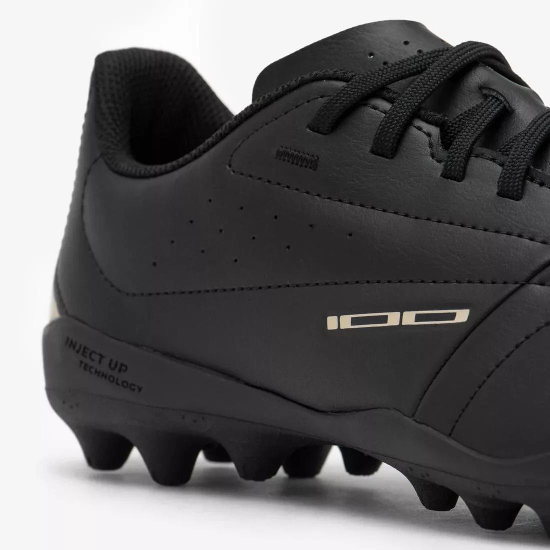 Men Football Boots - 100 Mg, Black, , large image number 2