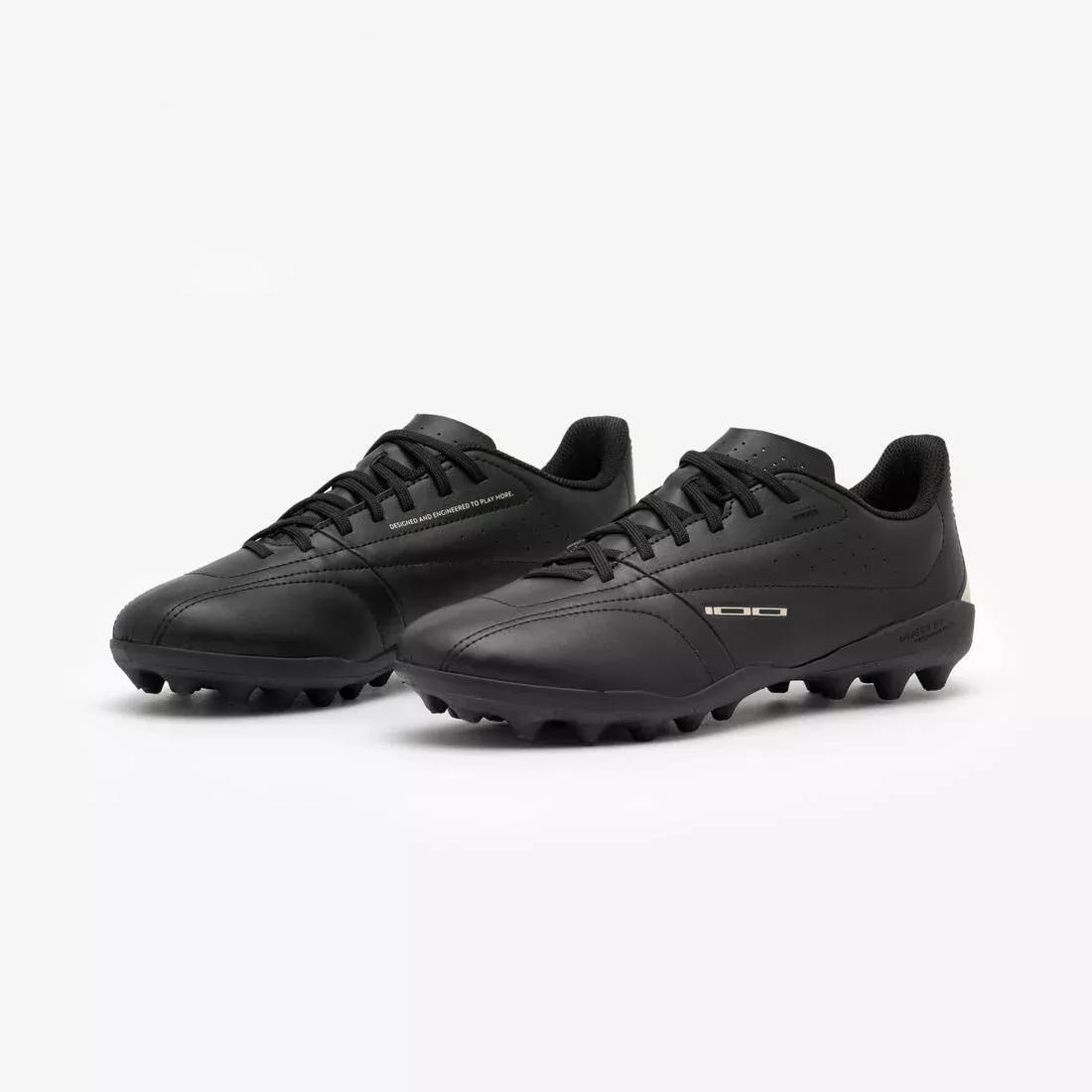 Men Football Boots - 100 Mg, Black, , large image number 7
