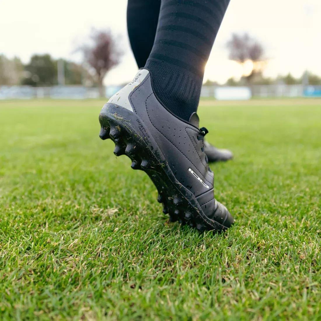 Men Football Boots - 100 Mg, Black, , large image number 10