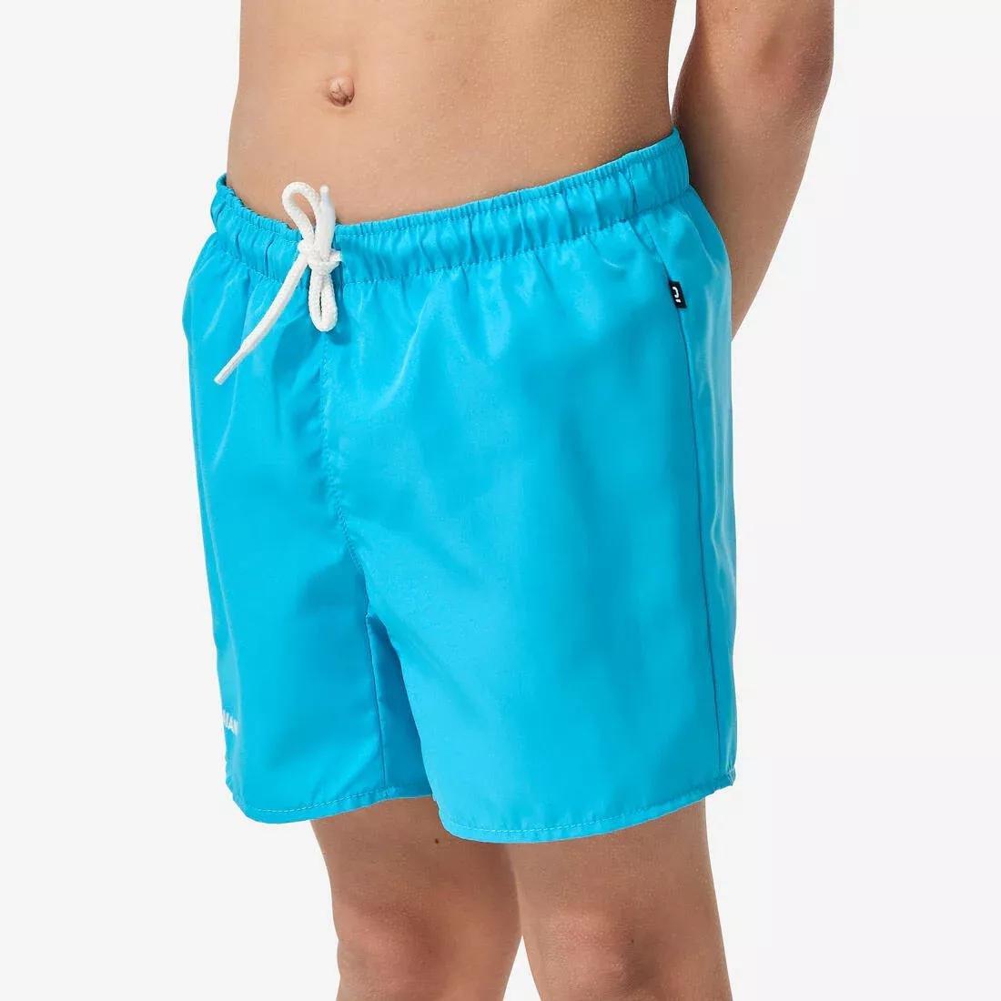 Kids Boys swim shorts -100, Blue, No Color, large image number 0