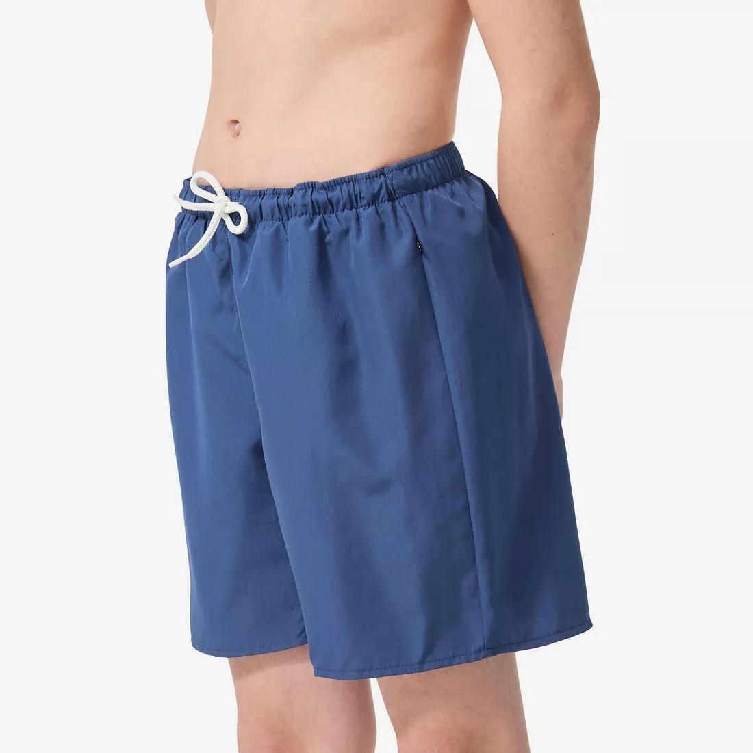 Kids Boys swim shorts -100, Blue, No Color, large image number 1