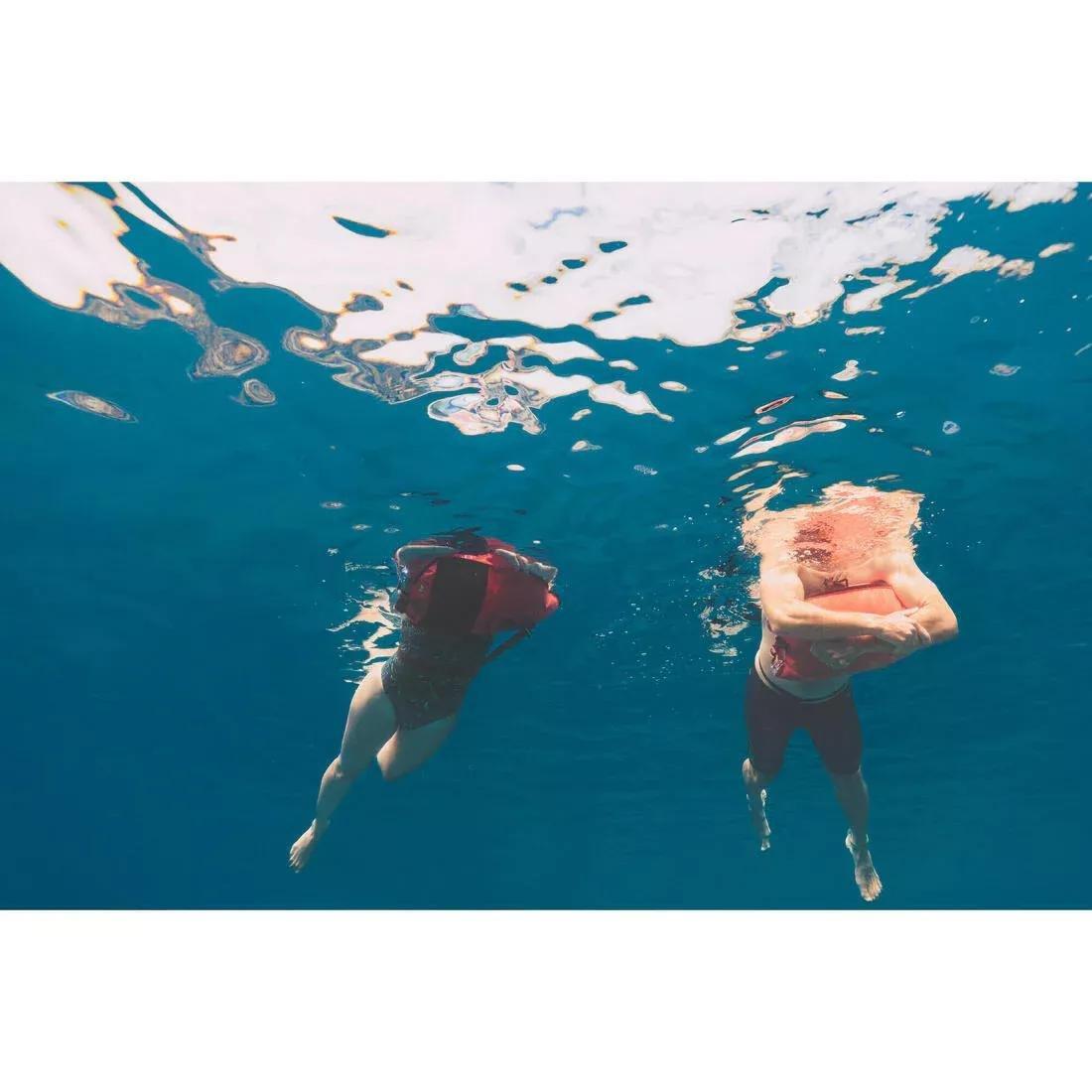 Open-water swimming buoy with inner compartment and net - OWS500 orange, Red, No Color, large image number 8