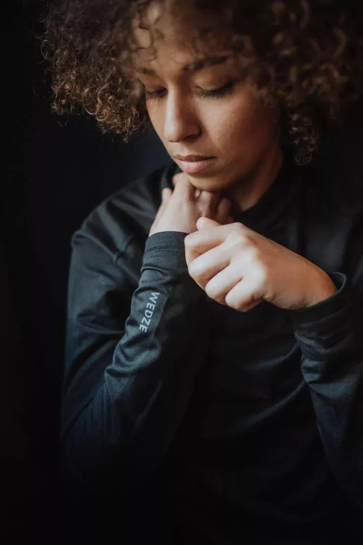 Women's Thermal Base Layer Top, Lavender Purple, 5401_000, large image number 7