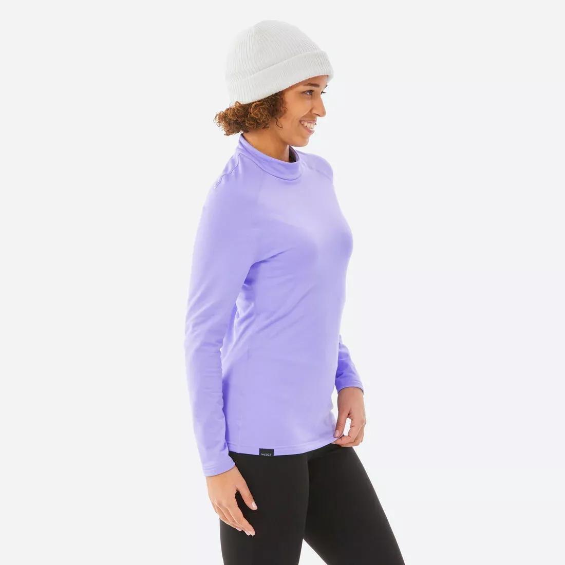 Women's Thermal Base Layer Top, Lavender Purple, 5401_000, large image number 9