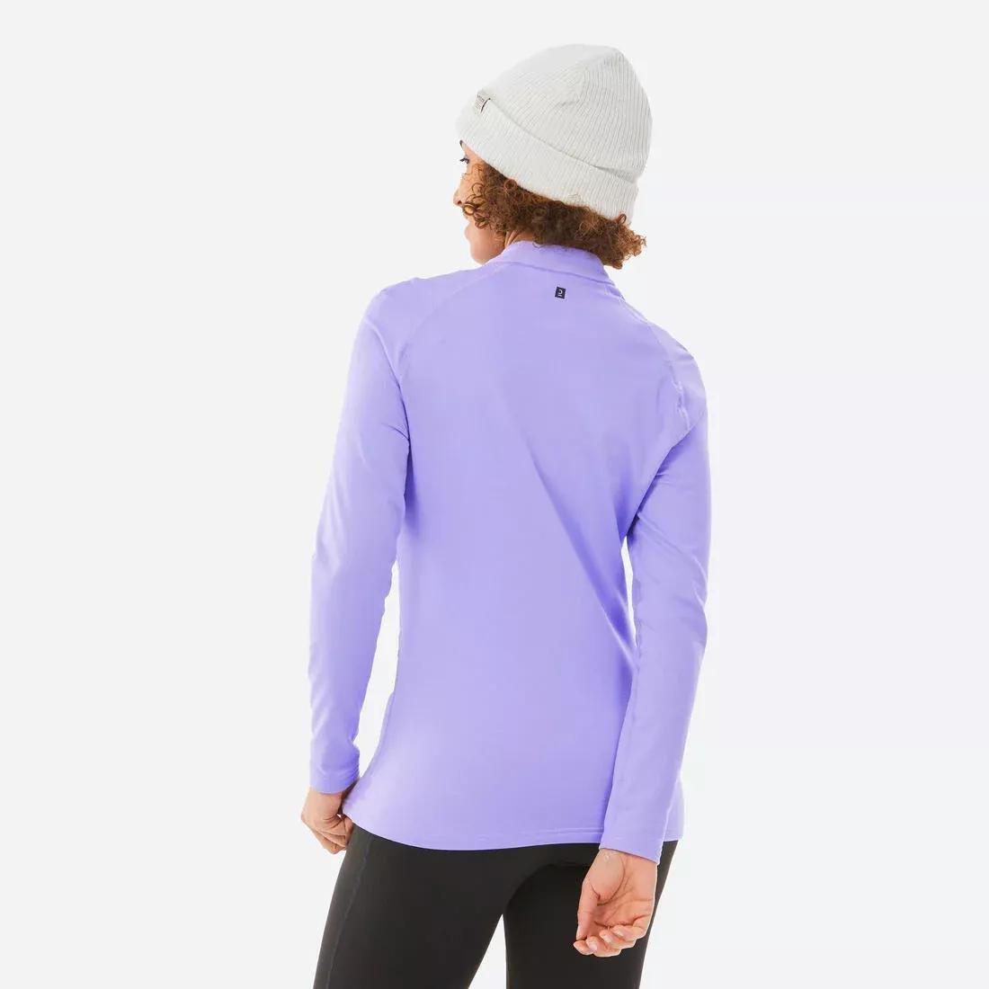 Women's Thermal Base Layer Top, Lavender Purple, 5401_000, large image number 10