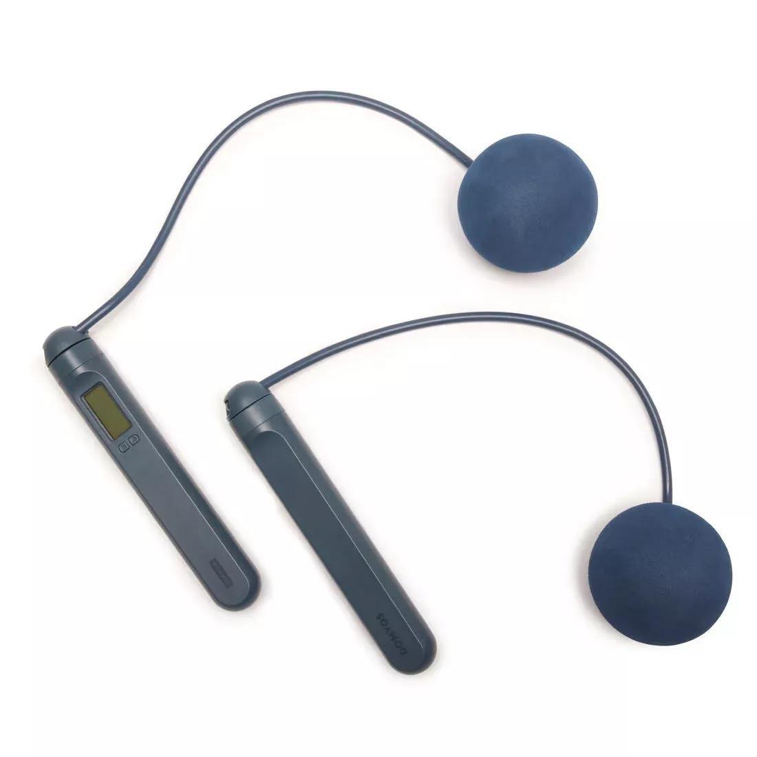 JUMP ROPE 800 COUNTER DOUBLE BLACK, No Color, medium