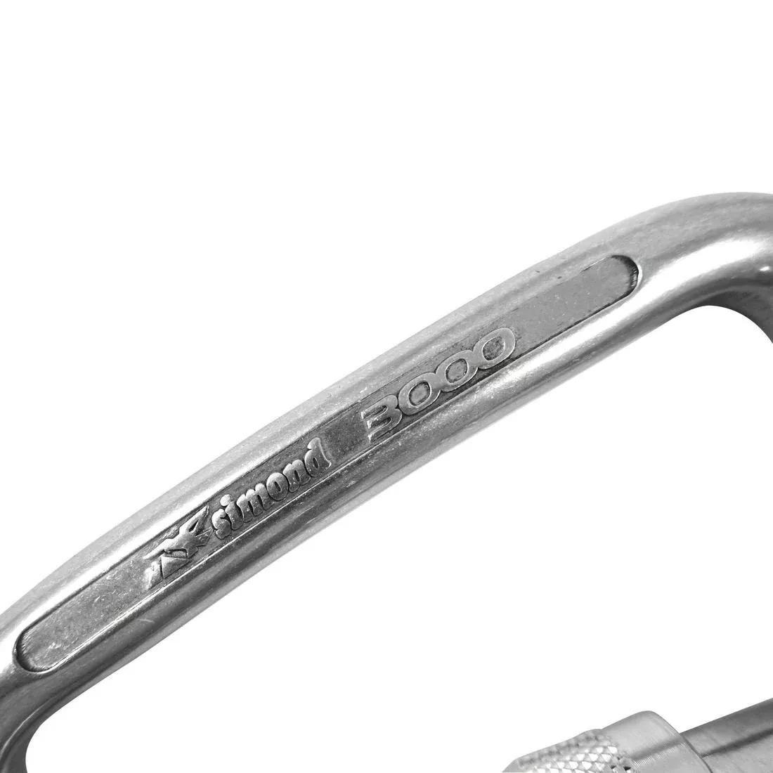DEFAULT SCREWGATE CARABINER 3000 SECURE POLISHED, No Color, large image number 6