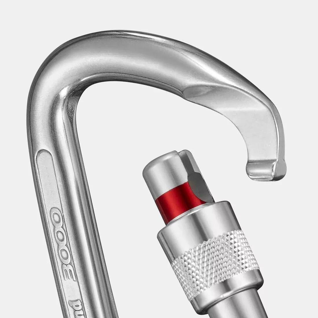DEFAULT SCREWGATE CARABINER 3000 SECURE POLISHED, No Color, large image number 8