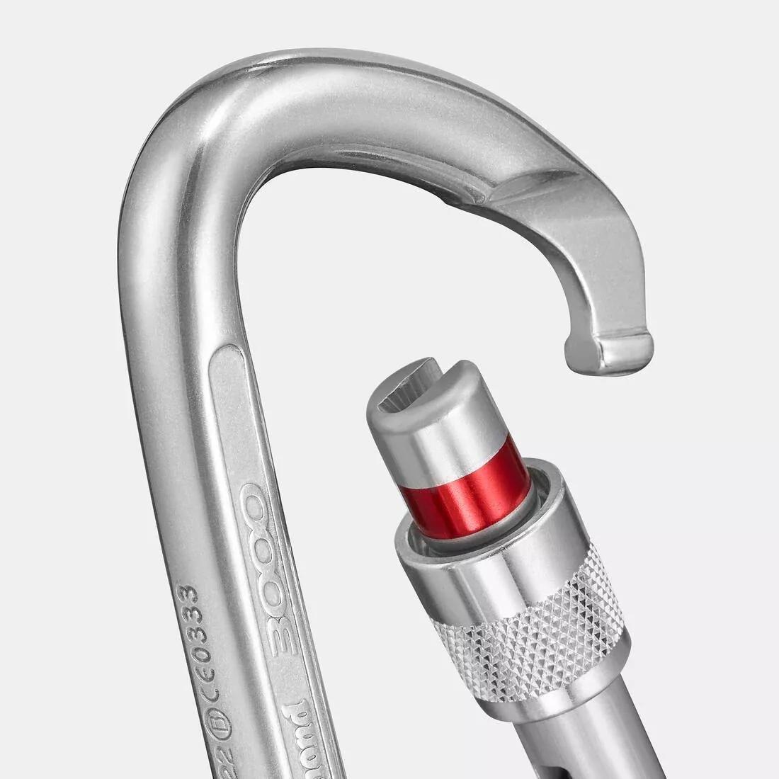 DEFAULT SCREWGATE CARABINER 3000 SECURE POLISHED, No Color, large image number 9