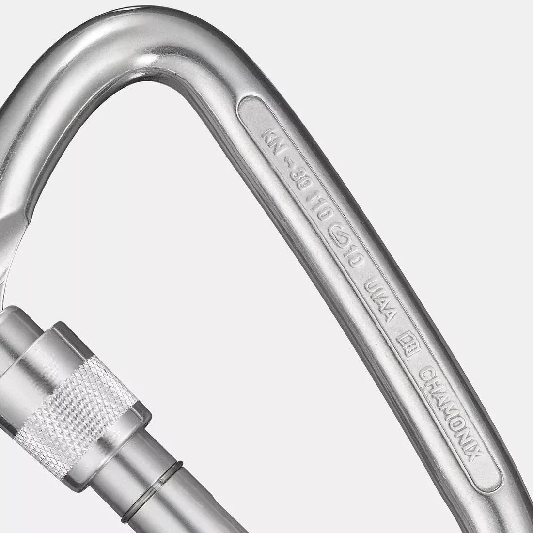 DEFAULT SCREWGATE CARABINER 3000 SECURE POLISHED, No Color, large image number 10