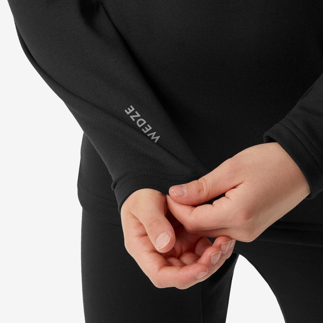 SMOKED BLACK Kids' Ski Thermal Base Layer, BL 500 Top, , large image number 3