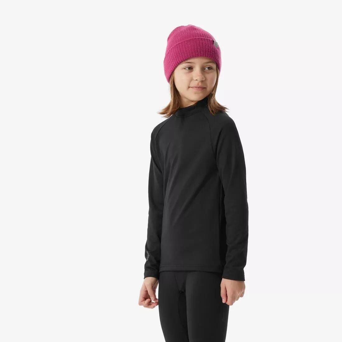 SMOKED BLACK Kids' Ski Thermal Base Layer, BL 500 Top, , large image number 11